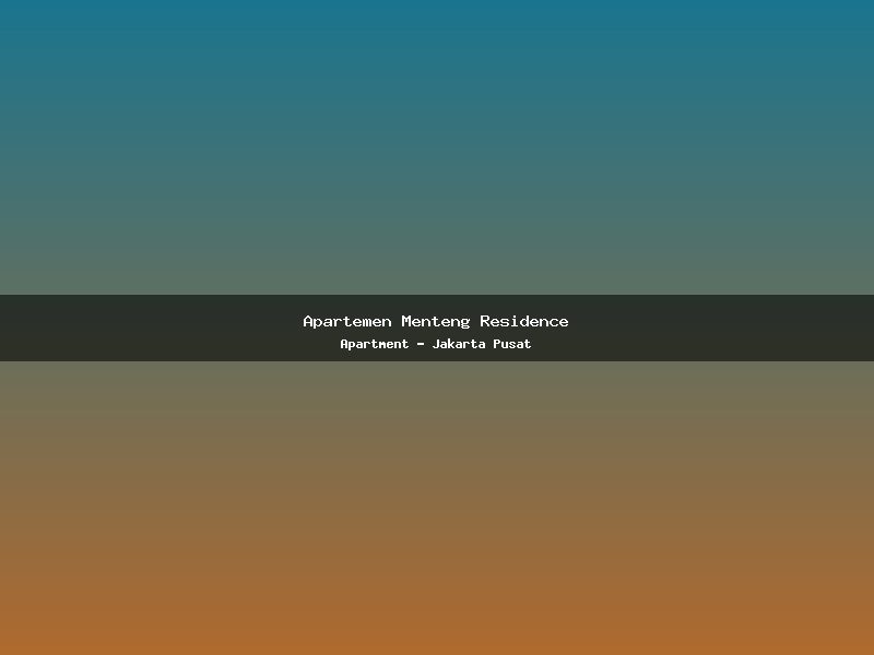 Apartemen Menteng Residence