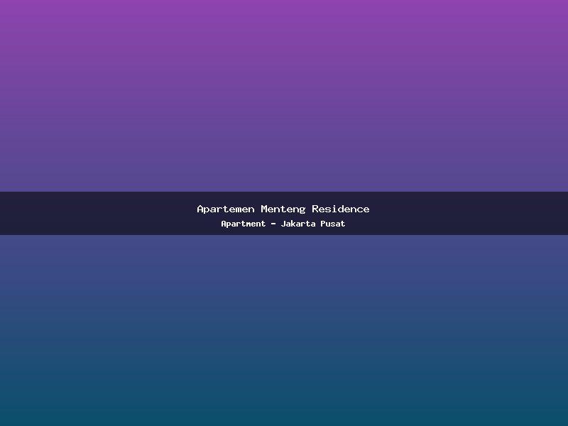 Apartemen Menteng Residence
