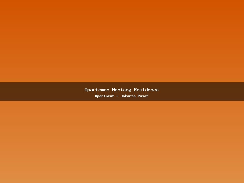 Apartemen Menteng Residence